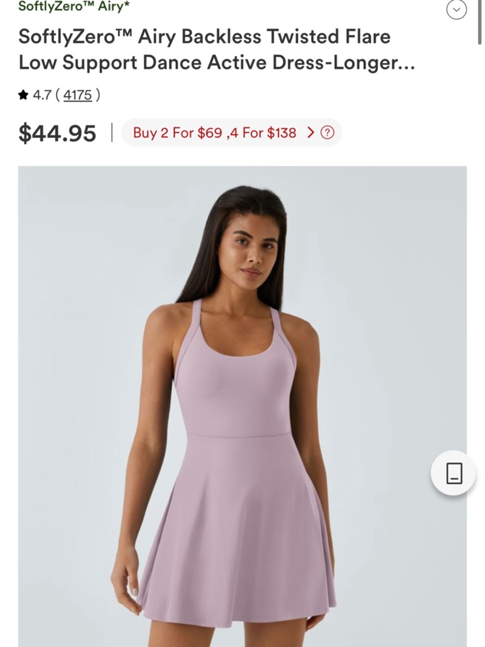 HALARA Lavender Sleeveless Athletic Romper